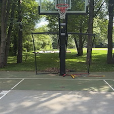 Basketball-Court-Cleaned-in-Cheshire-Connecticut 2