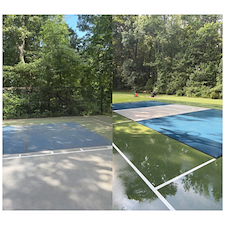 Basketball-Court-Cleaned-in-Cheshire-Connecticut 0